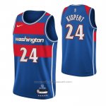 Maillot Washington Wizards Corey Kispert #24 Ville 2021-22 Bleu