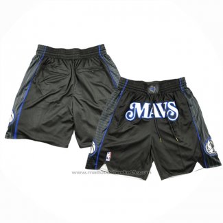 Short Dallas Mavericks Ville Just Don 2023-24 Noir