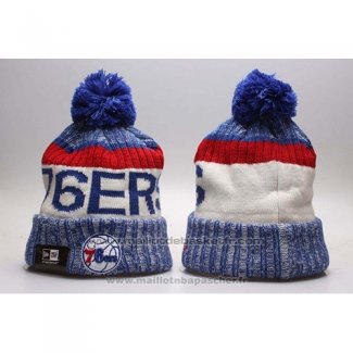 Bonnet Philadelphia 76ers Blanc Bleu