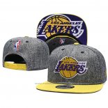 Casquette Los Angeles Lakers 9FIFTY Snapback Gris Jaune