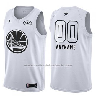 Maillot All Star 2018 Golden State Warriors Nike Personnalise Blanc