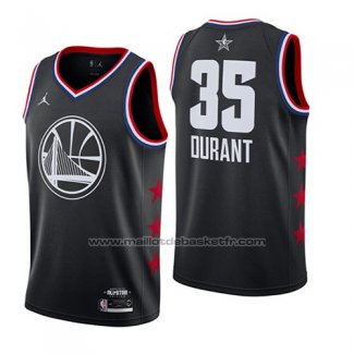 Maillot All Star 2019 Golden State Warriors Kevin Durant #35 Noir