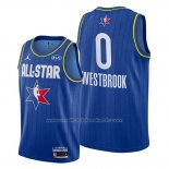 Maillot All Star 2020 Houston Rockets Russell Westbrook #0 Bleu