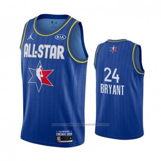 Maillot All Star 2020 Los Angeles Lakers Kobe Bryant #24 Bleu