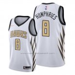 Maillot Atlanta Hawks Isaac Humphries #8 Ville Blanc