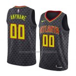 Maillot Atlanta Hawks Personnalise Icon 2018-19 Noir