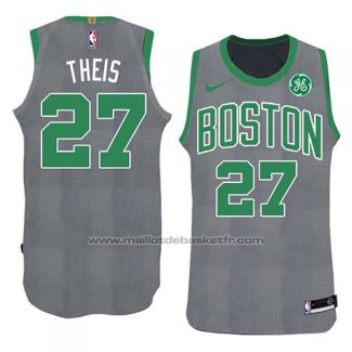 Maillot Boston Celtics Daniel Theis Noel 2018 Vert