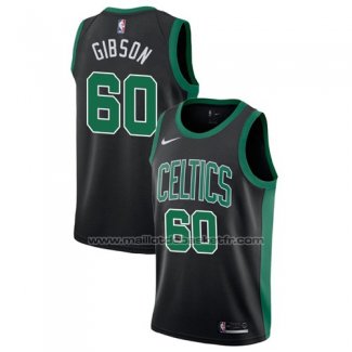 Maillot Boston Celtics Jonathan Gibson #60 Statement 2017-18 Noir