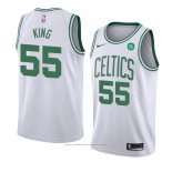 Maillot Boston Celtics Nick King #55 Association 2018 Blanc