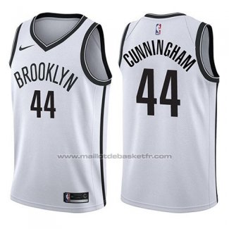 Maillot Brooklyn Nets Dante Cunningham #44 Association 2017-18 Blanc
