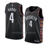 Maillot Brooklyn Nets Jaylen Hands #4 Ville 2019 Noir