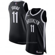 Maillot Brooklyn Nets Kyrie Irving #11 Icon Authentique Noir