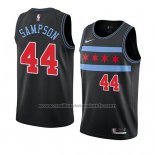 Maillot Chicago Bulls Brandon Sampson #44 Ville 2018-19 Noir