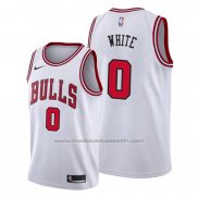 Maillot Chicago Bulls Coby White #0 Association 2019-20 Blanc
