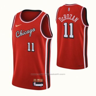 Maillot Chicago Bulls DeMar DeRozan #11 Ville 2021-22 Rouge