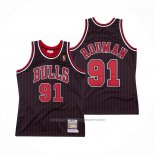 Maillot Chicago Bulls Dennis Rodman #91 Mitchell & Ness 1996-97 Noir