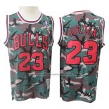 Maillot Chicago Bulls Michael Jordan #23 Camouflage Vert