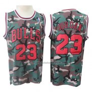Maillot Chicago Bulls Michael Jordan #23 Camouflage Vert