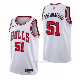 Maillot Chicago Bulls Ryan Arcidiacono #51 Association Blanc