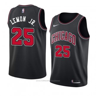 Maillot Chicago Bulls Walt Lemon JR. #25 Statement 2018 Noirr