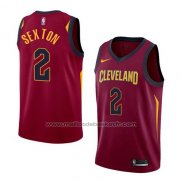 Maillot Cleveland Cavaliers Collin Sexton #2 Icon 2017-18 Rouge