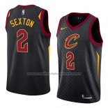 Maillot Cleveland Cavaliers Collin Sexton #2 Statement 2018 Noir