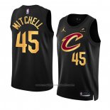 Maillot Cleveland Cavaliers Donovan Mitchell #45 Statement 2022-23 Noir