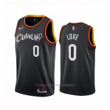 Maillot Cleveland Cavaliers Kevin Love #0 Ville 2020-21 Noir