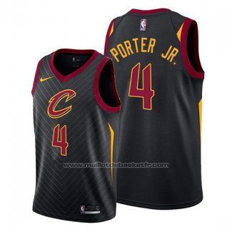 Maillot Cleveland Cavaliers Kevin Porter Jr. #4 Statement 2019-20 Noir