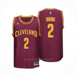 Maillot Cleveland Cavaliers Kyrie Irving #2 Retro Rouge