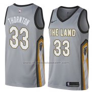 Maillot Cleveland Cavaliers Marcus Thornton #33 Ville 2018 Gris