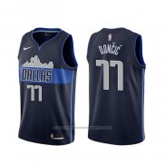 Maillot Dallas Mavericks Luka Doncic #77 Statement Bleu