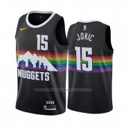 Maillot Denver Nuggets Nikola Jokic #15 Ville Noir