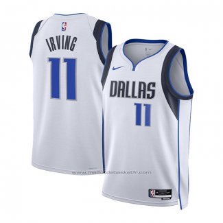 Maillot Enfant Dallas Mavericks Kyrie Irving #11 Association 2022-23 Blanc