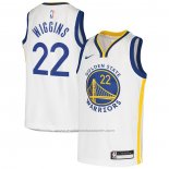 Maillot Enfant Golden State Warriors Andrew Wiggins #22 Association Blanc