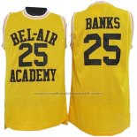 Maillot Film Bel-Air Academy Banks #25 Jaune