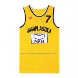 Maillot Film Jugoplastika Kukoc #7 Jaune