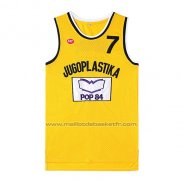 Maillot Film Jugoplastika Kukoc #7 Jaune