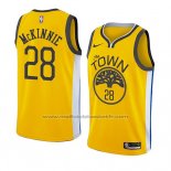 Maillot Golden State Warriors Alfonzo Mckinnie #28 Earned 2018-19 Jaune