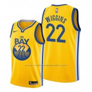 Maillot Golden State Warriors Andrew Wiggins #22 Statement 2019-20 Jaune