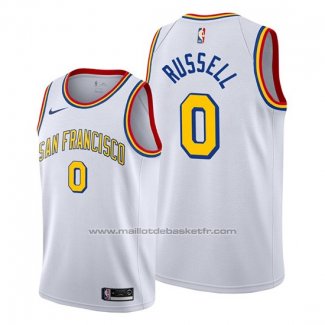Maillot Golden State Warriors D'angelo Russell #0 Classic Edition Blanc