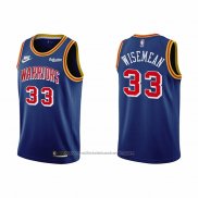 Maillot Golden State Warriors James Wiseman #33 75th Anniversary Bleu