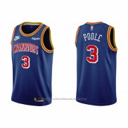 Maillot Golden State Warriors Jordan Poole #3 75th Anniversary Bleu