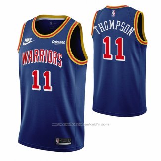 Maillot Golden State Warriors Klay Thompson #11 75th Anniversary Bleu