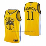Maillot Golden State Warriors Klay Thompson #11 Earned 2018-19 Jaune