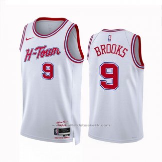 Maillot Houston Rockets Dillon Brooks #9 Ville 2023-24 Blanc