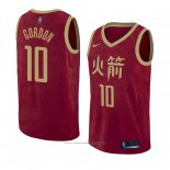 Maillot Houston Rockets Eric Gordon #10 Ville 2018-19 Rouge