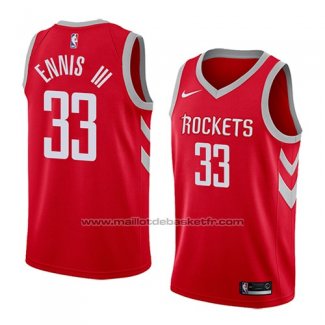 Maillot Houston Rockets James Ennis III #33 Icon 2018 Rouge