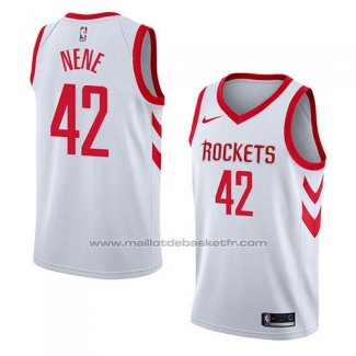 Maillot Houston Rockets Nene #42 Association 2018 Blanc