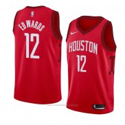 Maillot Houston Rockets Vincent Edwards #12 Earned 2018-19 Rouge